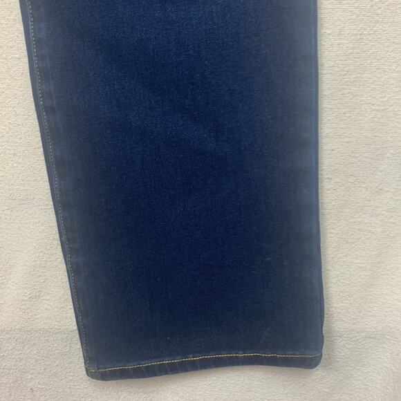 Betabrand womens medium long tall pull on bootcut jeans denim pants blue jegging - Picture 7 of 10